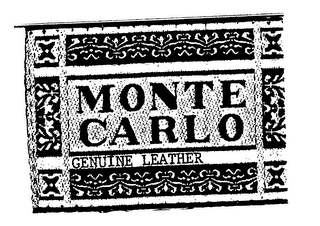 MONTE CARLO GENUINE LEATHER logo