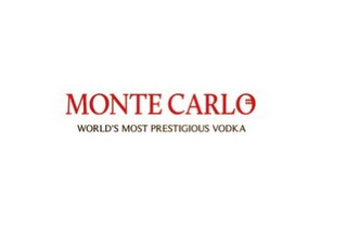 MONTE CARLO WORLD'S MOST PRESTIGIOUS VODKA logo
