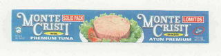 MONTE CRISTI SOLID PACK IN OIL PREMIUM TUNA 6.5 OZ NET WT MONTE CRISTI LOMITOS EN ACEITE ATUN PREMIUM ALL NATURAL PESO NETO 184G logo