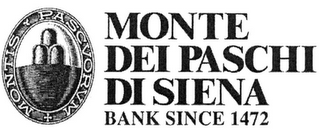 MONTE DEI PASCHI DI SIENA BANK SINCE 1472 logo