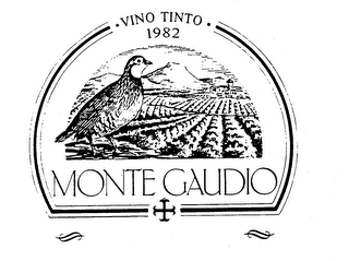 MONTE GAUDIO VINO TINTO 1982 logo