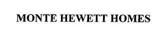 MONTE HEWETT HOMES logo