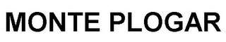 MONTE PLOGAR logo