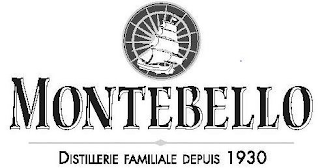 MONTEBELLO DISTILLERIE FAMILIALE DEPUIS 1930 logo