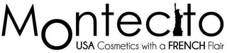 MONTECITO USA COSMETICS WITH A FRENCH FLAIR logo