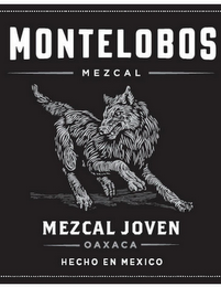 MONTELOBOS MEZCAL MEZCAL JOVEN OAXACA HECHO EN MEXICO logo