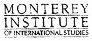 MONTEREY INSTITUTE OF INTERNATIONAL STUDIES logo