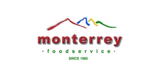 MONTERREY FOOD SERVICE SINCE 1985 logo