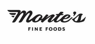 MONTE'S FINE FOODS logo