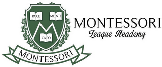 MONTESSORI LEAGUE ACADEMY PACE MENTE M CAPO logo