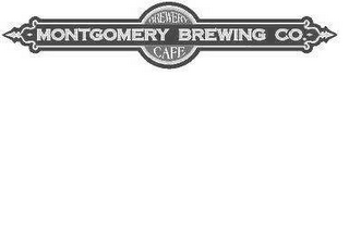 MONTGOMERY BREWING CO. BREWERY CAFE logo