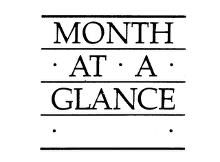 MONTH AT A GLANCE logo
