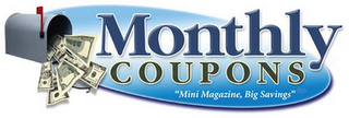MONTHLY COUPONS "MINI MAGAZINE, BIG SAVINGS" logo