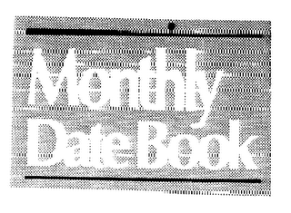 MONTHLY DATE BOOK logo