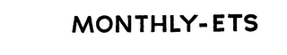 MONTHLY ETS logo