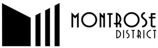 MONTROSE DISTRICT logo