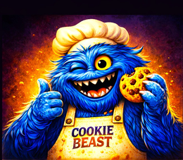 MONTY THE COOKIE BEAST logo