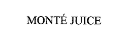 MONTÉ JUICE logo