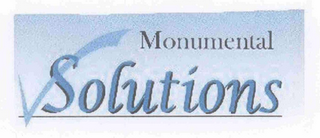 MONUMENTAL SOLUTIONS logo