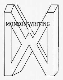 MONZON WRITING MW logo
