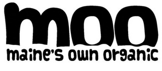 MOO MAINE'S OWN ORGANIC logo