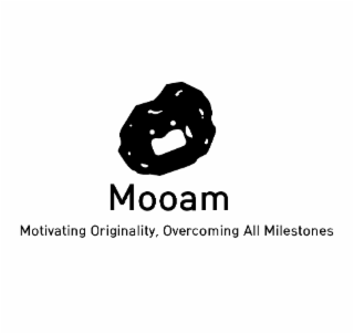 MOOAM MOTIVATING ORIGINALITY, OVERCOMING ALL MILESTONES logo