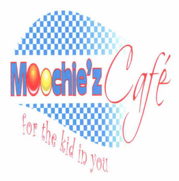 MOOCHIE'Z CAFÉ FOR THE KIDS IN YOU logo