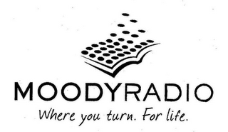 MOODY RADIO WHERE YOU TURN. FOR LIFE. logo