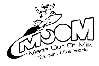 MOOM MADE OUT OF MILK TASTES LIKE SODA logo