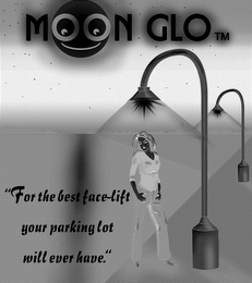 MOON GLO FOR THE BEST FACE-LIFT YOUR PARKING LOT WILL EVER HAVE logo
