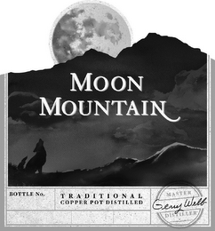 MOON MOUNTAIN BOTTLE NO. TRADITIONAL COPPER POT DISTILLED MASTER DISTILLER logo