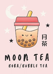 MOON TEA BOBA/BUBBLE TEA logo