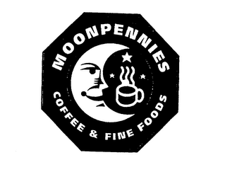 MOONPENNIES COFFEE & FINE FOODS logo