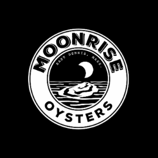 MOONRISE OYSTERS EAST DENNIS MASS. logo