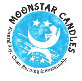 MOONSTAR CANDLES NATURAL SOY: CLEAN BURNING & SUSTAINABLE logo