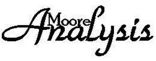 MOORE ANALYSIS logo