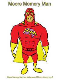 MOORE MEMORY MAN MMMM MOORE MEMORY MAN IS A TRADEMARK OF MOORE MEMORY, LLC logo