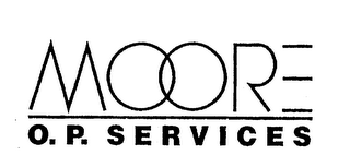 MOORE O.P. SERVICES logo