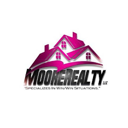 MOORE REALTY LLC 'SPECIALIZES IN WIN/WIN SITUATIONS." logo