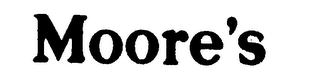 MOORE'S logo