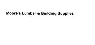MOORE'S LUMBER & BUILDING SUPPLIES logo