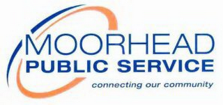 MOORHEAD PUBLIC SERVICE CONNECTING OUR COMMUNITY logo