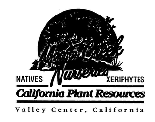 MOOSA CREEK NURSERIES NATIVES XERIPHYTES CALIFORNIA PLANT RESOURCES logo