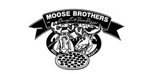 MOOSE BROTHERS CARRY OUT PAN PIZZA MEL MARTY logo