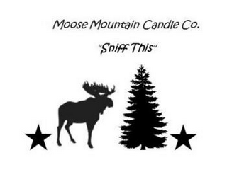 MOOSE MOUNTAIN CANDLE CO. "SNIFF THIS" logo