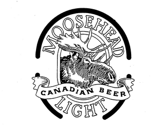 MOOSEHEAD LIGHT CANADIAN BEER logo