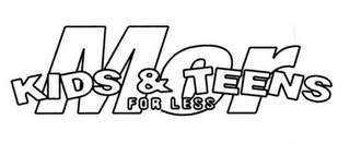 MOR KIDS & TEENS FOR LESS logo