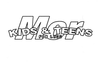MOR KIDS & TEENS FOR LESS logo