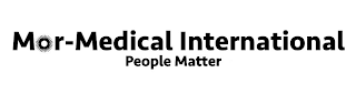 MOR-MEDICAL INTERNATIONAL PEOPLE MATTER logo