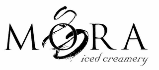 MORA ICED CREAMERY logo